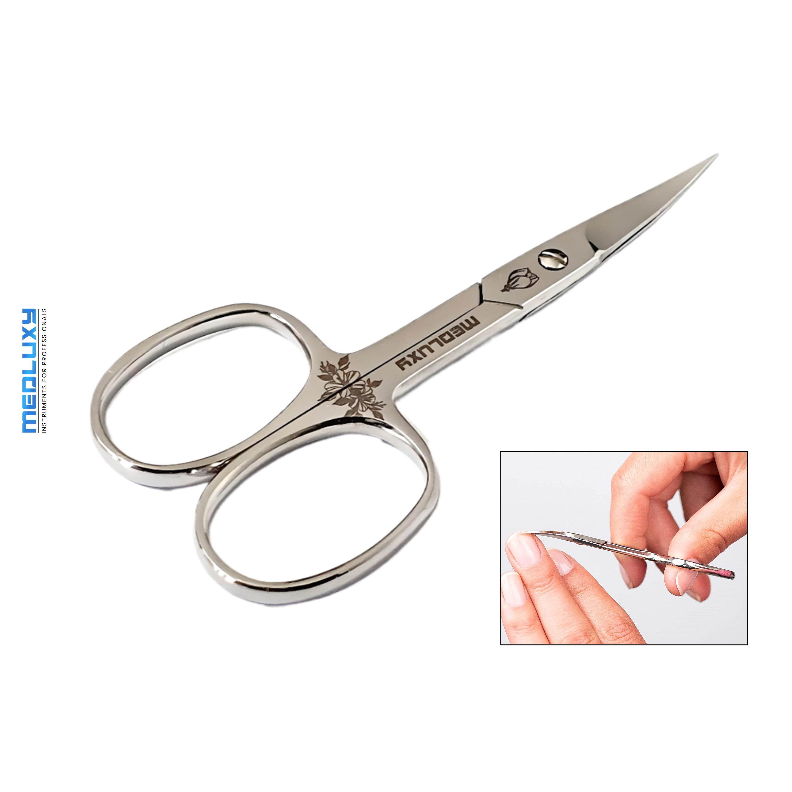 Medluxy Pro - Nagelschaar - 9.5 cm - Gebogen snijvlak - MP0569